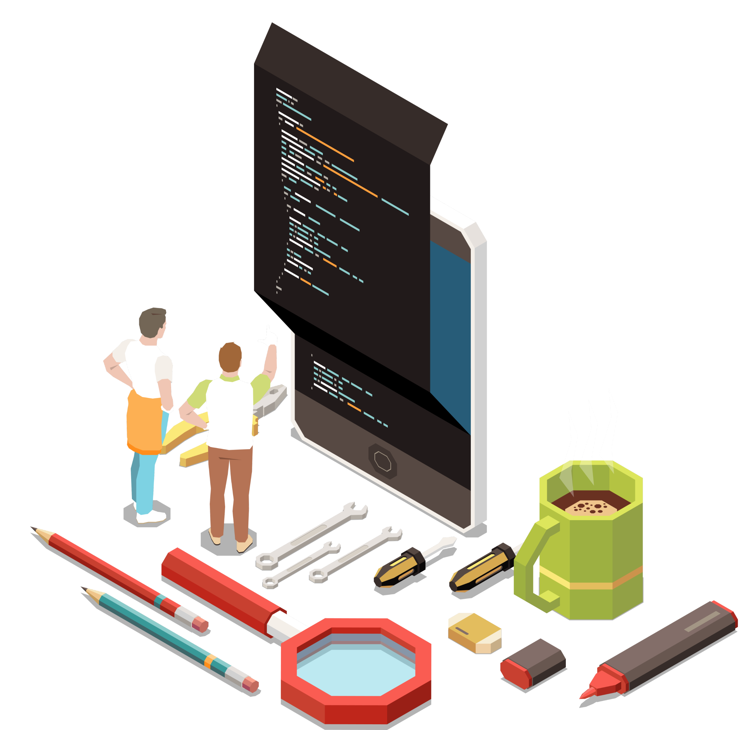 Mobile App Development Character