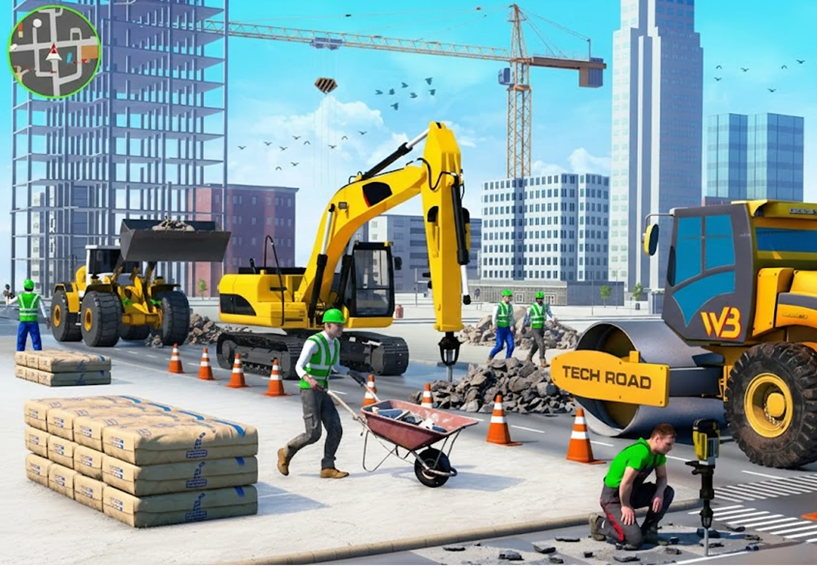 City & Construction Simulation