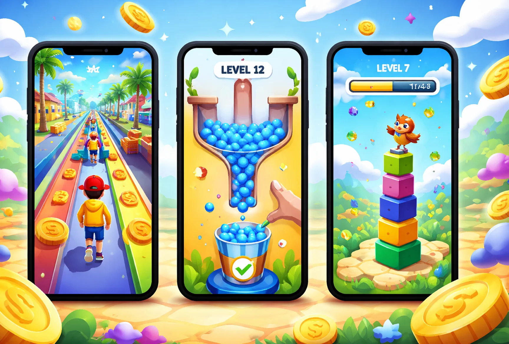 2D/3D HYPER-CASUAL GAMES